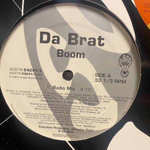 Da Brat : Boom (12")