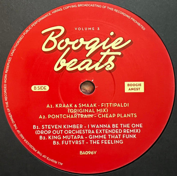 Various : Boogie Beats Volume 3 (12")