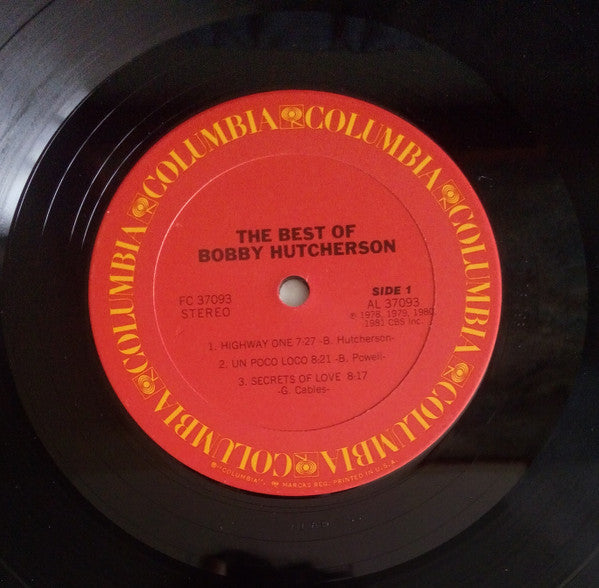 Bobby Hutcherson : The Best Of Bobby Hutcherson (LP, Comp)