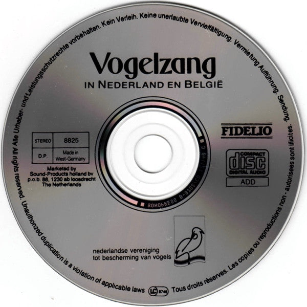 Bird Sounds : Vogelzang in Nederland en België (CD)