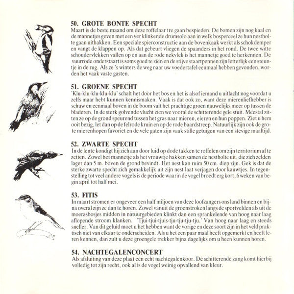 Bird Sounds : Vogelzang in Nederland en België (CD)