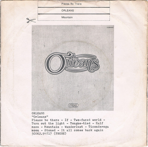 Orleans : Please Be There / Mountain (7")