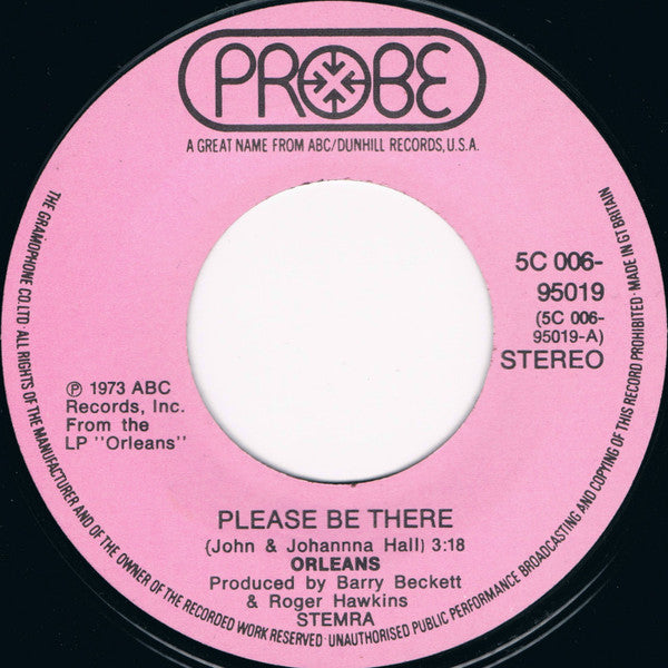 Orleans : Please Be There / Mountain (7")