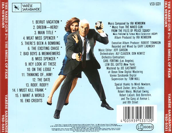 Ira Newborn : The Naked Gun 2½: The Smell Of Fear (Music From The Motion Picture) (CD, Album)