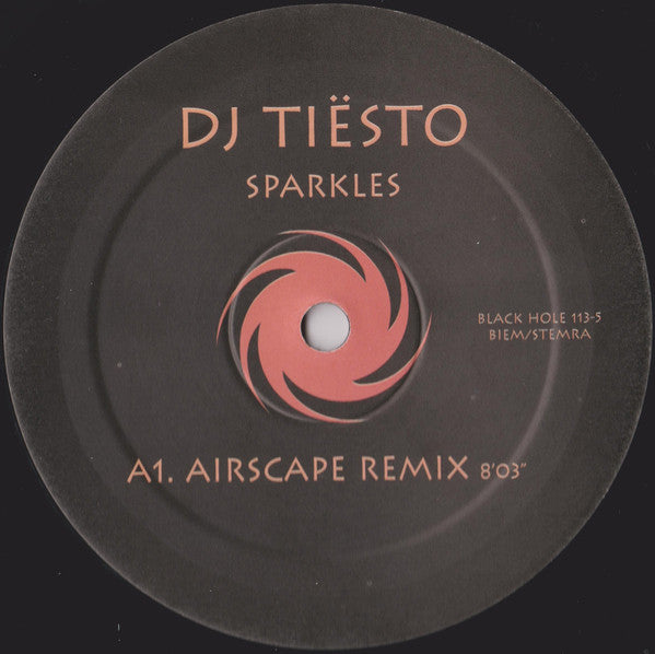 DJ Tiësto : Sparkles (12", Pic)