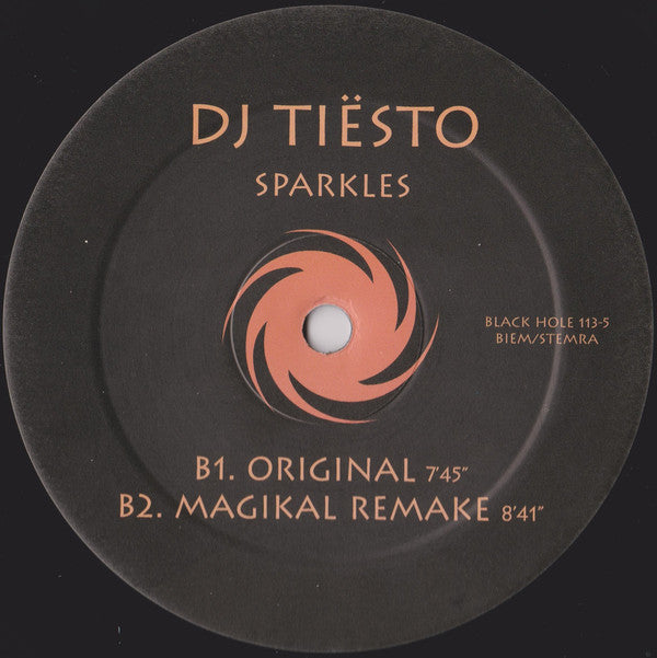 DJ Tiësto : Sparkles (12", Pic)