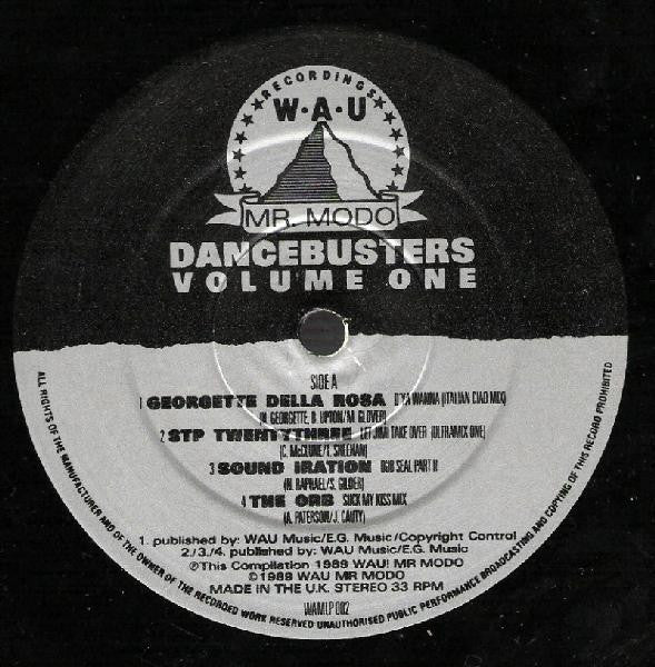 Various : Dancebusters Volume One (LP, Comp)