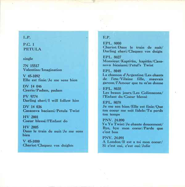 Petula Clark : Mille Mille Grazie / Gigolo Gigolino (7", Single)