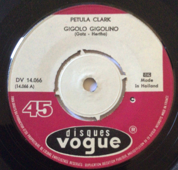 Petula Clark : Mille Mille Grazie / Gigolo Gigolino (7", Single)