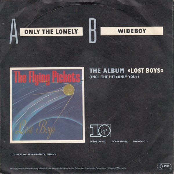 The Flying Pickets : Only The Lonely (7", Single)