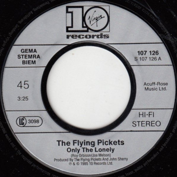 The Flying Pickets : Only The Lonely (7", Single)