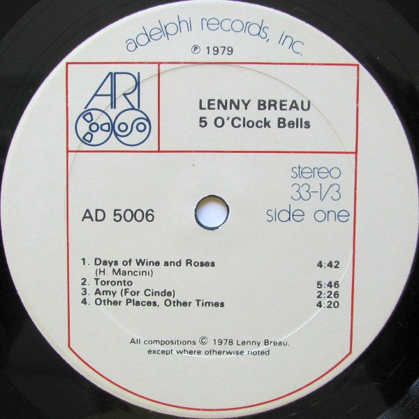 Lenny Breau : Five O'Clock Bells (LP, Album)