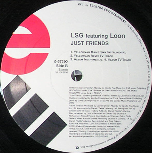 LSG Featuring Loon : Just Friends (12")