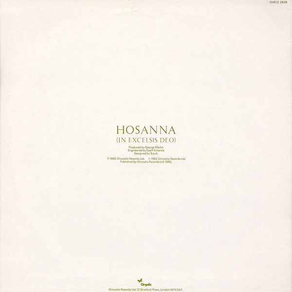 Ultravox : Reap The Wild Wind (12", Single, Emb)