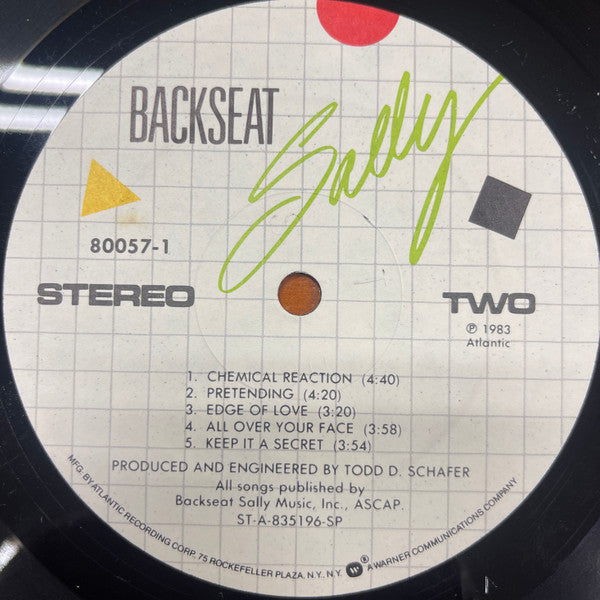 Backseat Sally : Backseat Sally (LP, SP )