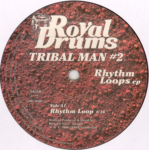 Tribal Man : Rhythm Loops EP (12", EP)