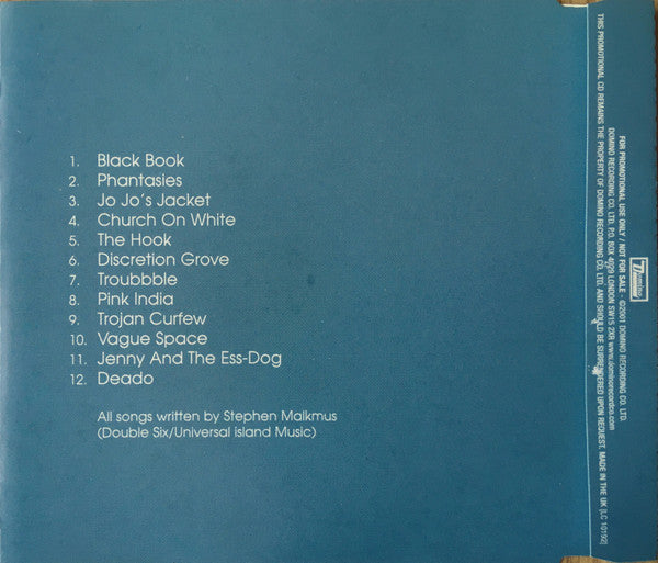 Stephen Malkmus : Stephen Malkmus (CD, Album, Promo)