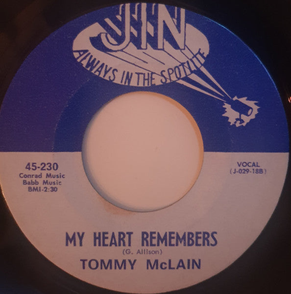 Tommy McLain : Tender Years / My Heart Remembers (7", Single)
