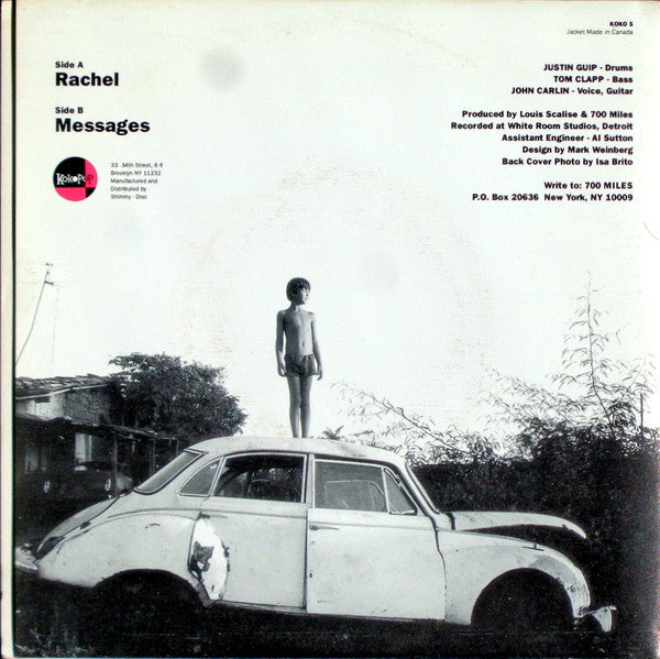 700 Miles : Rachel (7", Single, Whi)