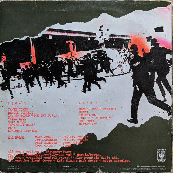The Clash : The Clash (LP, Album)