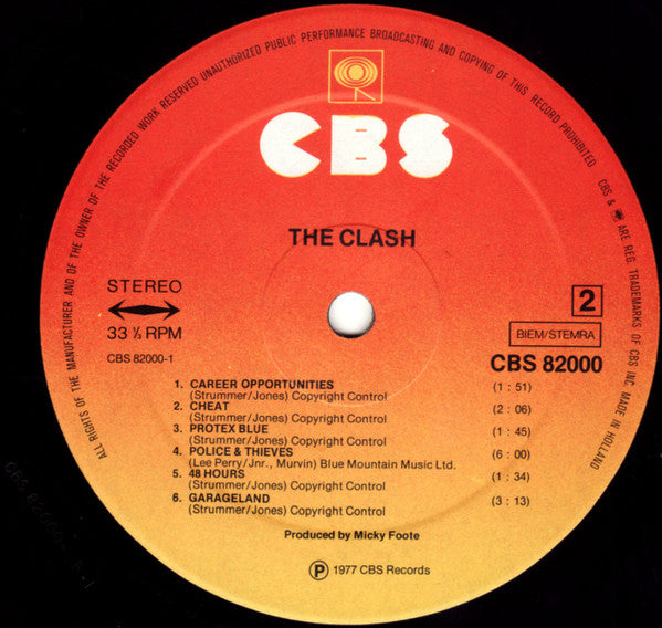 The Clash : The Clash (LP, Album)
