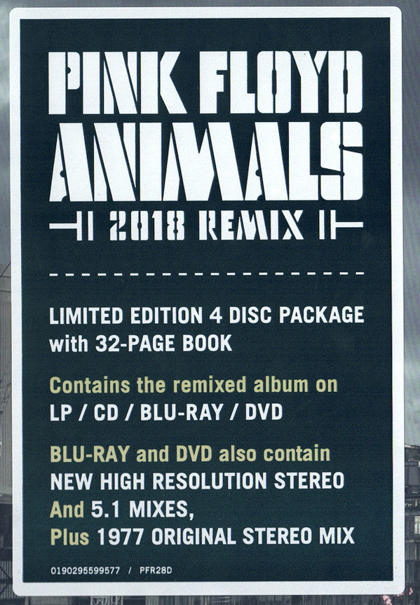 Pink Floyd : Animals (2018 Remix) (Box, Dlx, Ltd + LP, Album, RE + CD, Album, RE + Bl)