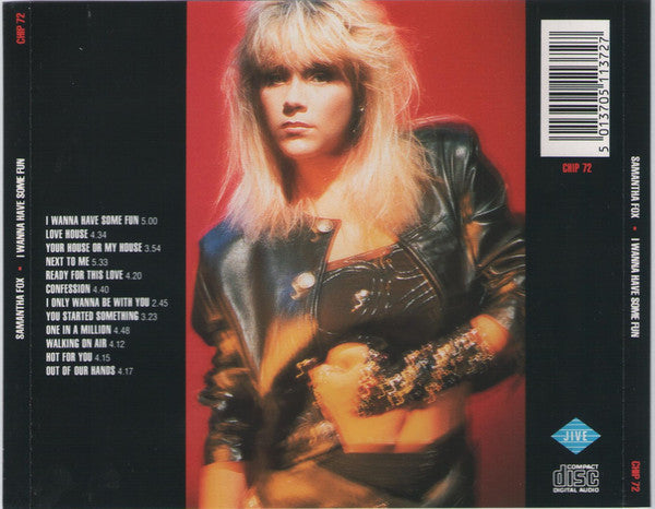 Samantha Fox : I Wanna Have Some Fun (CD, Album)