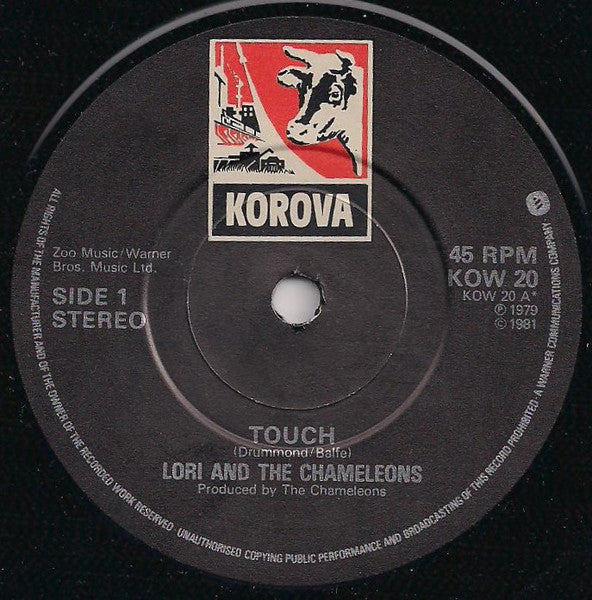 Lori And The Chameleons* : Touch (7", Single, RE)