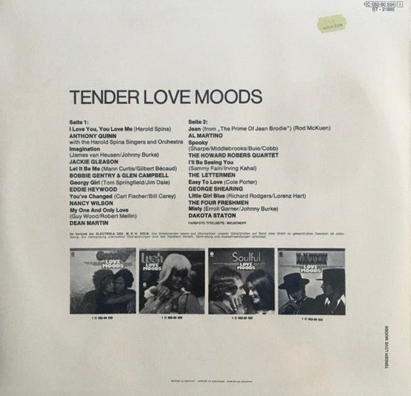 Various : Tender Love Moods (LP, Comp)