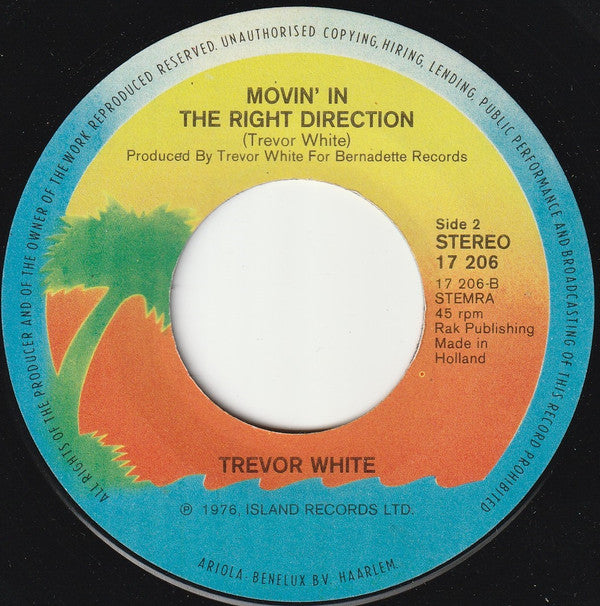 Trevor White (2) : Crazy Kids (7", Single)