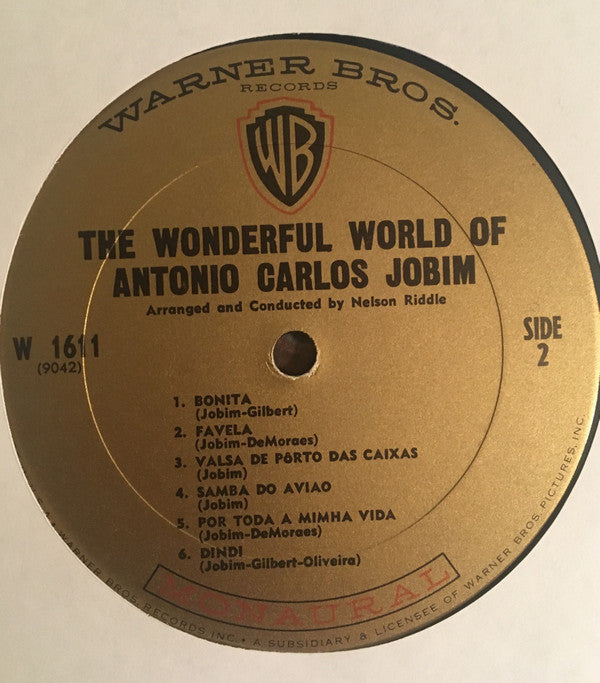 Antonio Carlos Jobim : The Wonderful World Of Antonio Carlos Jobim (LP, Album, Mono)