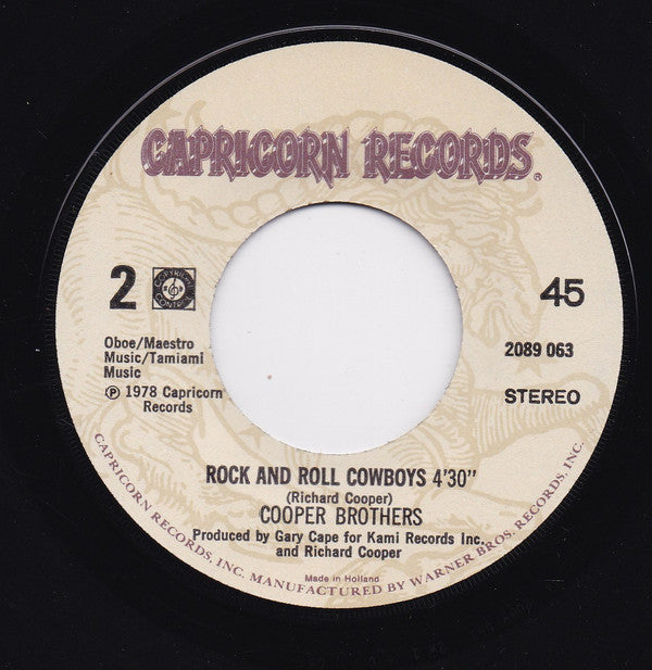 Cooper Brothers : The Dream Never Dies (7", Single)