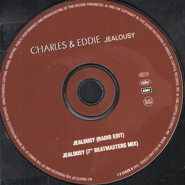 Charles & Eddie : Jealousy (CD, Single)