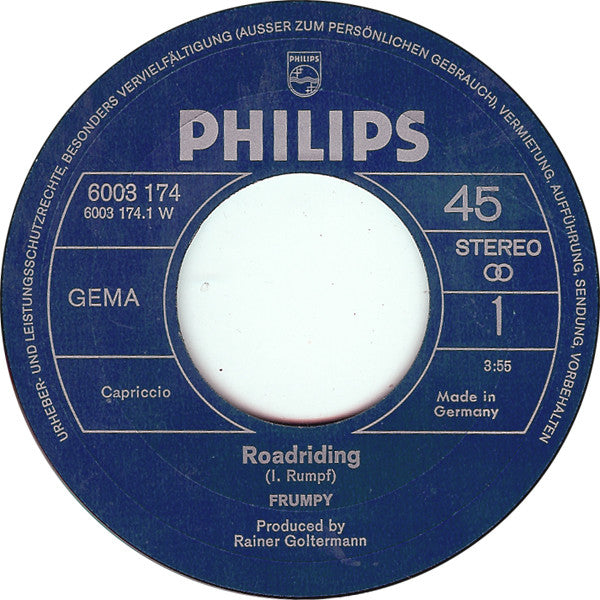 Frumpy : Roadriding (7", Single)