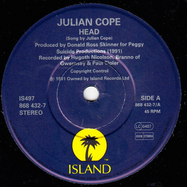 Julian Cope : Head (7", Single)