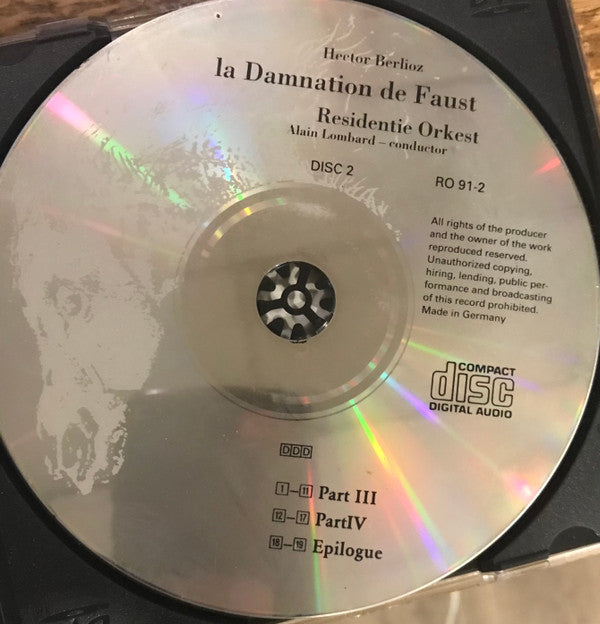 Hector Berlioz, Residentie Orkest, Alain Lombard : La Damnation De Faust (2xCD, Album)