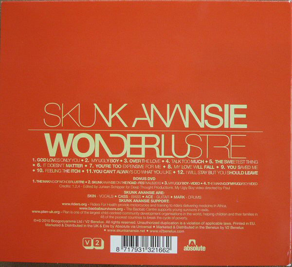 Skunk Anansie : Wonderlustre (CD, Album + DVD, Ltd)