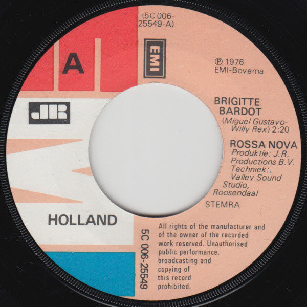 Rossa Nova : Brigitte Bardot / Maria Bonita (7", Single)
