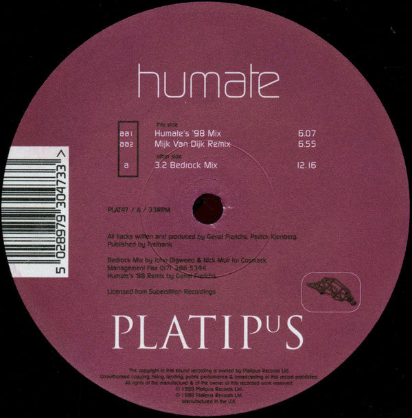 Humate : 3.1 (12")