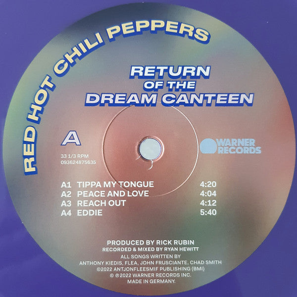 Red Hot Chili Peppers : Return Of The Dream Canteen (2xLP, Album, Ltd, Pur)
