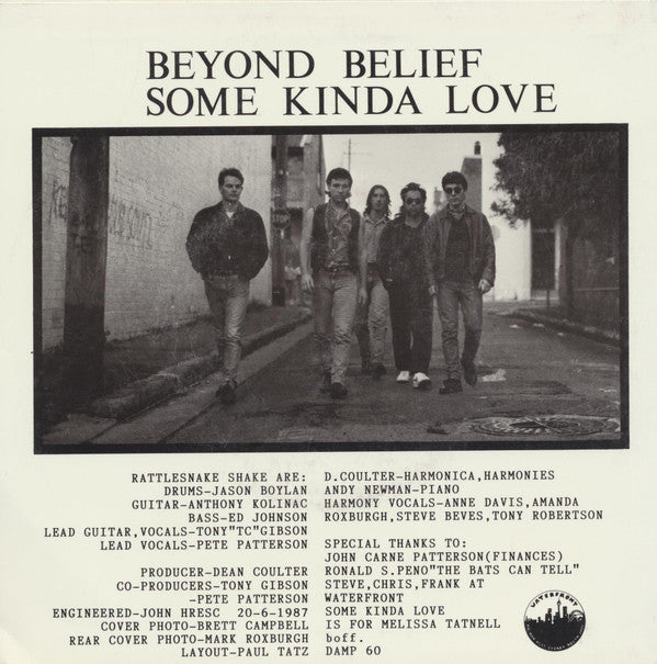 Rattlesnake Shake : Beyond Belief / Some Kinda Love (7", Single)