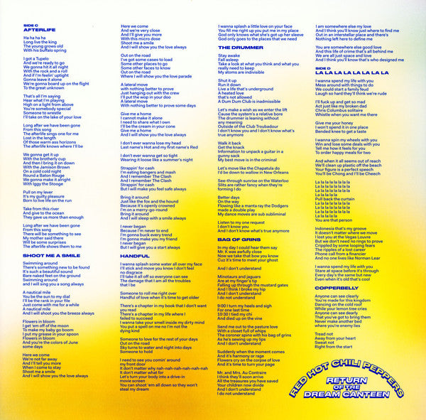 Red Hot Chili Peppers : Return Of The Dream Canteen (2xLP, Album, Ltd, Vio)