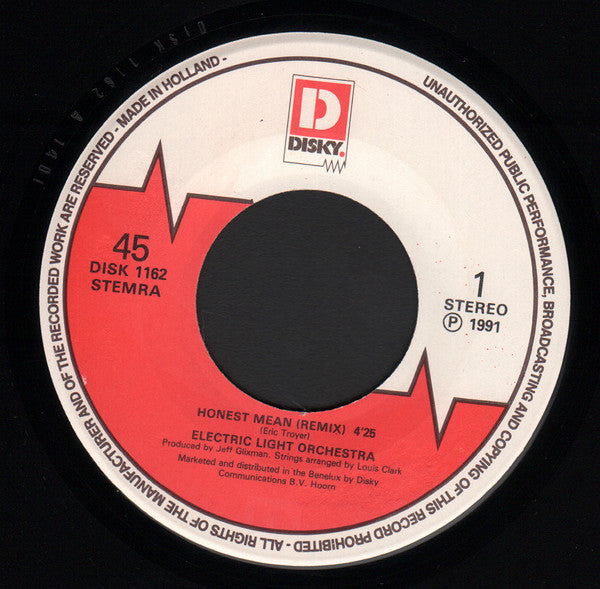 Electric Light Orchestra Part II : Honest Men (7", Single)