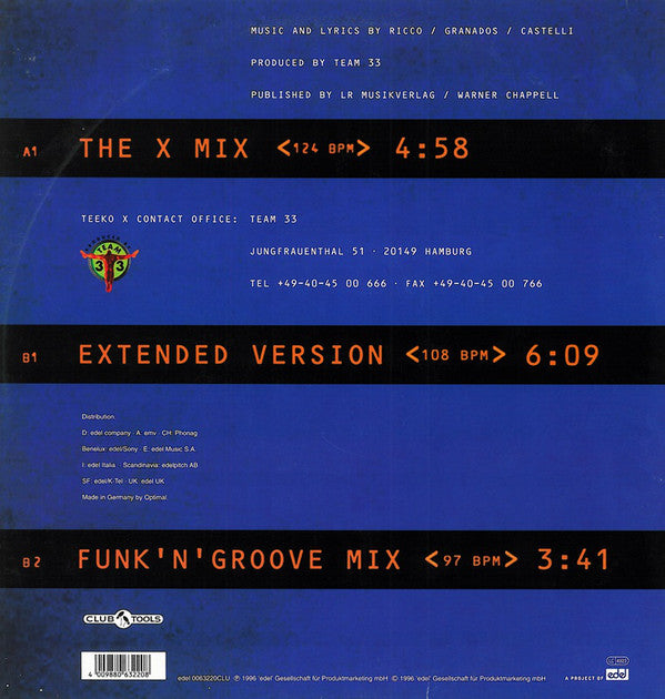 Teeko X : We Got To Move (12")