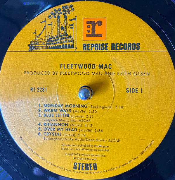 Fleetwood Mac : Fleetwood Mac (LP, Album, RE)