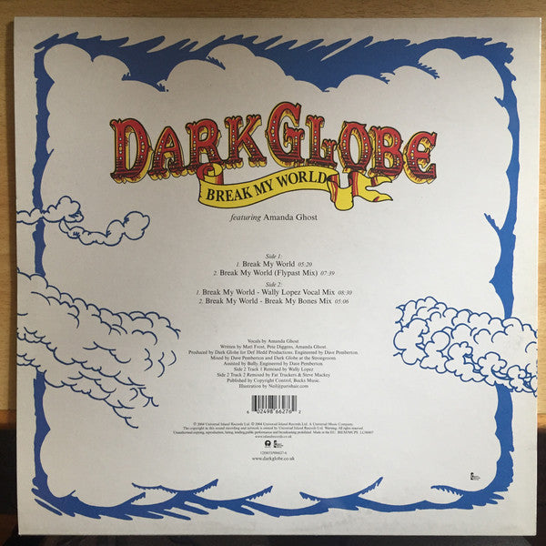 Dark Globe Featuring Amanda Ghost : Break My World (12")