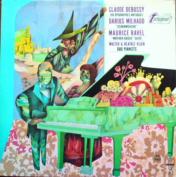 Claude Debussy / Darius Milhaud / Maurice Ravel, Walter Klien & Beatriz Klien : Six Épigraphes Antiques / Scaramouche / "Mother Goose" Suite (LP, Album)