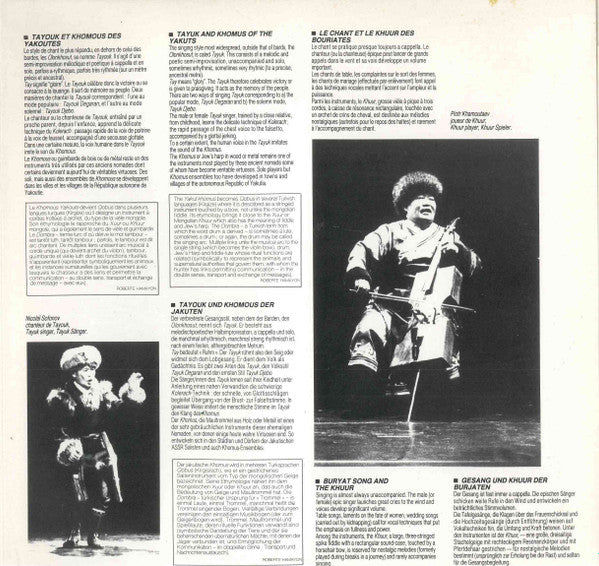 Various : Musiques De La Toundra Et De La Taïga (LP, Album)