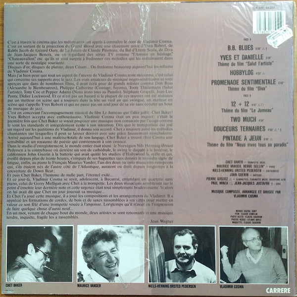Chet Baker : Chet Baker Plays Vladimir Cosma (LP, Album)