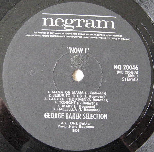 George Baker Selection : Now! (LP, Album)
